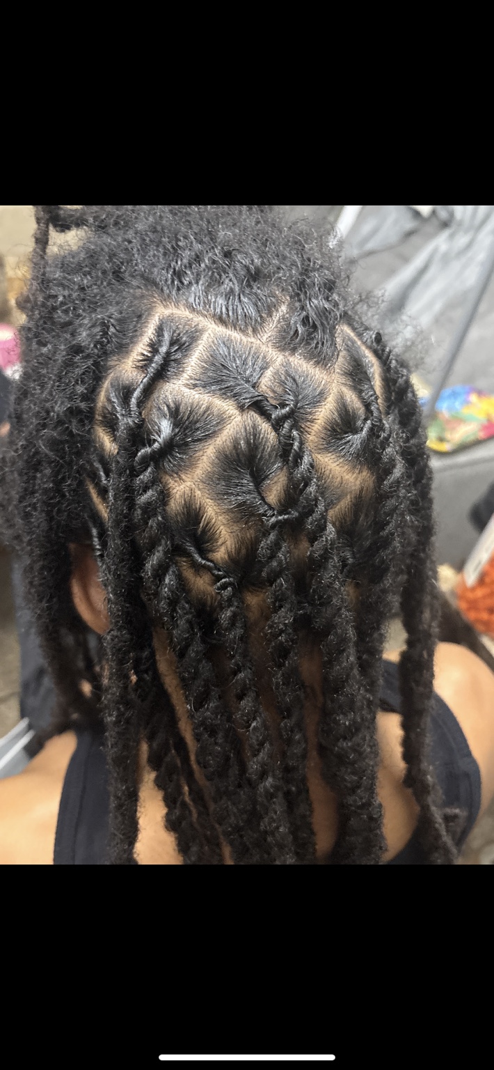 Starter locs by Ky Style Locs